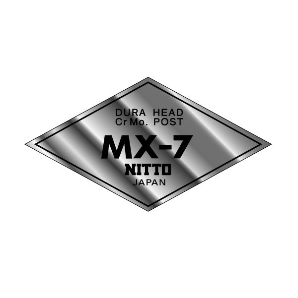Nitto MX7 Diamond - Stem decal - old school bmx - Bmx Products AU