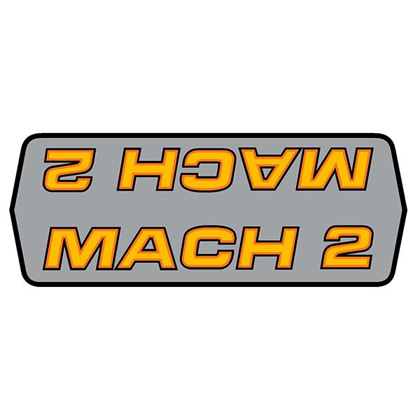 Raleigh - Mach 2 Dragster Down Tube Decal