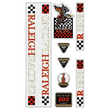 Raleigh - R3500 bmx RED on Clear decal set - Old school bmx - Bmx Products AU