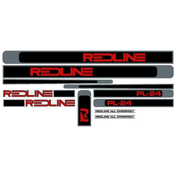 Redline - 1984 PL - 24 Decal set - Old school bmx - Bmx Products AU
