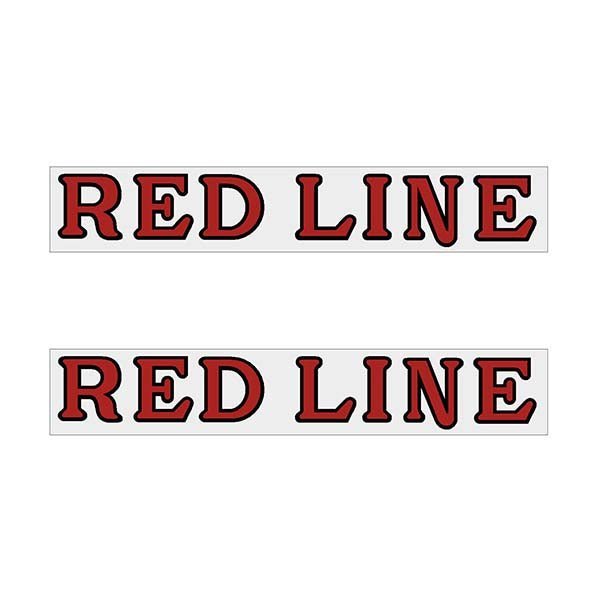 Redline - Early Fork RED - decals - Old school bmx - Bmx Products AU