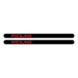 Redline Gen 3 Black with red LARGE logo - Flight crank decal set - Old school bmx - Bmx Products AU