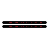 Redline Gen 4 Black with red logo - Flight crank decal set - Old school bmx - Bmx Products AU