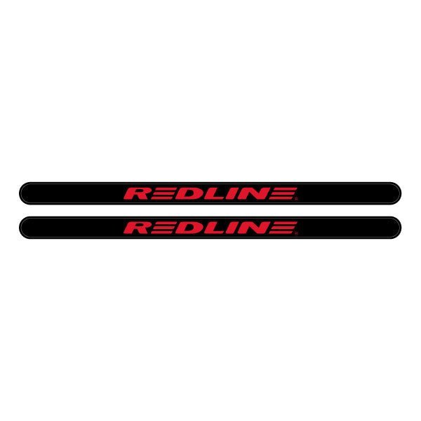 Redline Gen 5 Black with red logo - Flight crank decal set - Old school bmx - Bmx Products AU