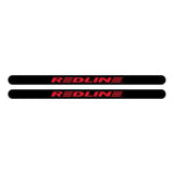 Redline Gen 5 Black with red logo - Flight crank decal set - Old school bmx - Bmx Products AU