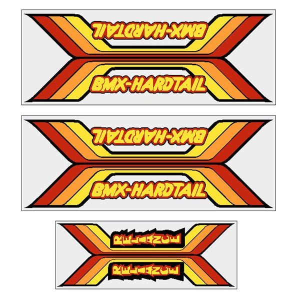 Reliance - BMX Hardtail decal set - old school bmx - Bmx Products AU