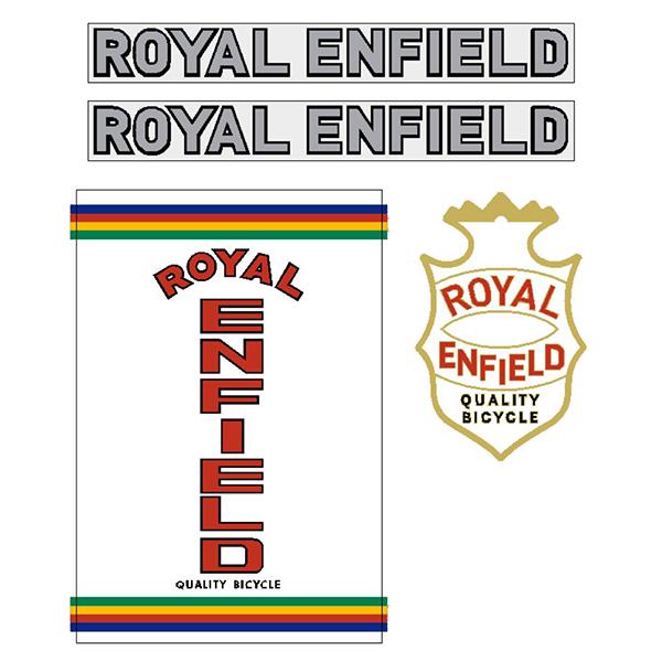 Royal Enfield - Bmx Dragster Or Other Old School Bmx Decal-Set
