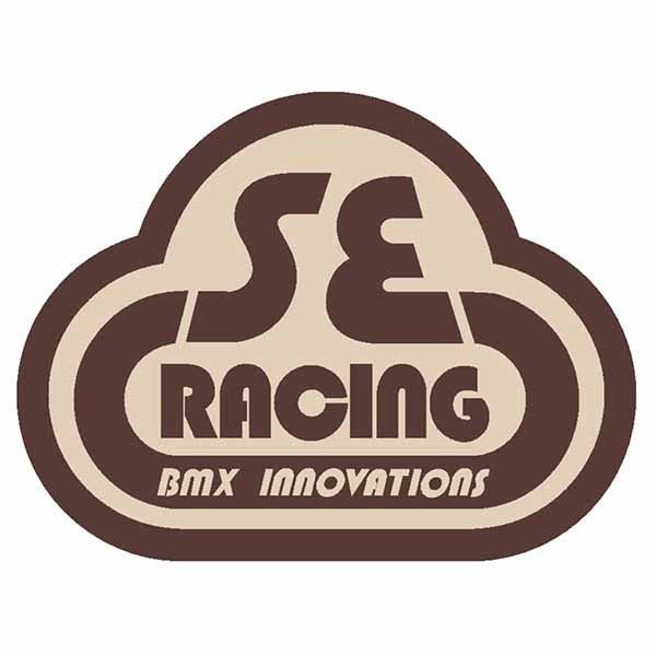 SE Racing - 80'S Head tube decal - Gen 2 BROWN & TAN - Old school bmx - Bmx Products AU