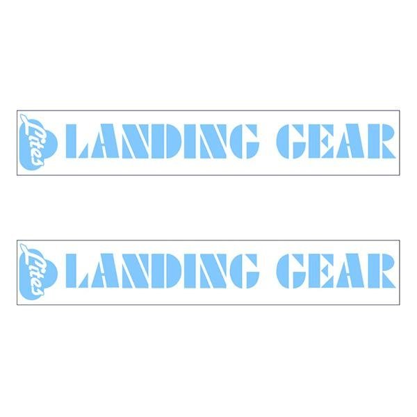SE Racing - 80'S LANDING GEAR LITES fork decals - BABY BLUE - Old school bmx - Bmx Products AU