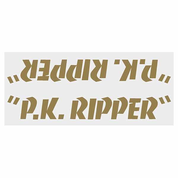SE Racing - 80'S PK Ripper down tube decal - GOLD - Old school bmx - Bmx Products AU