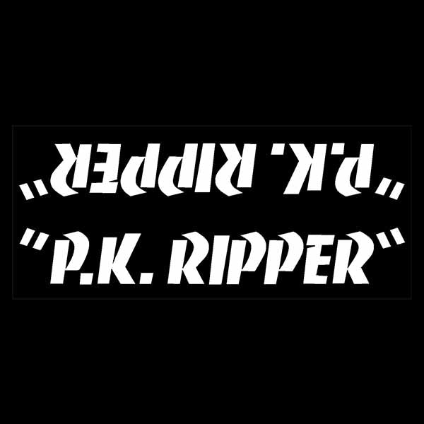 SE Racing - 80'S PK Ripper down tube decal - WHITE - Old school bmx - Bmx Products AU