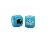 SE Racing - Dice Tire Valve Caps (Pair) - Blue - old school bmx - Bmx Products AU