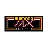 Shimano MX - Yellow Red - chrome decal - old school bmx