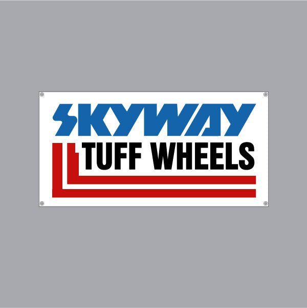 SKYWAY - Tuff Wheels - Tuff Fork style Banner - old school bmx - Bmx Products AU