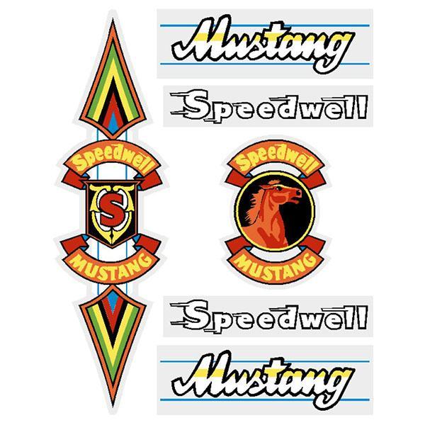 Speedwell Mustang Dragster Decal Set Decal-Set