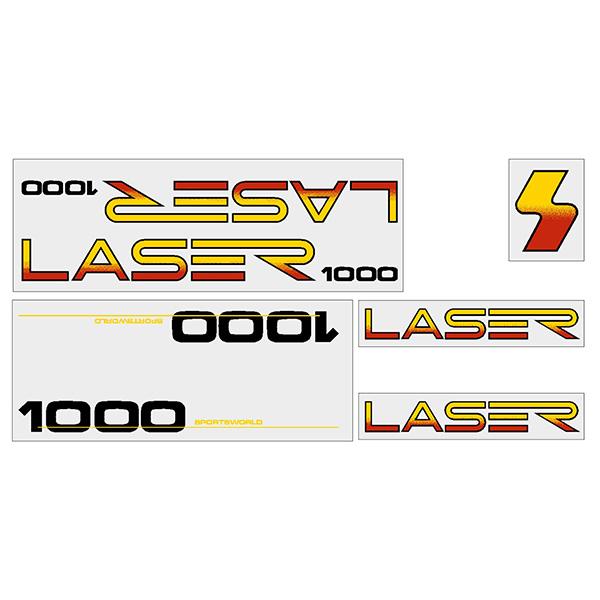 Sportsworld Laser 1000 - Decal Set Old School Bmx Decal-Set