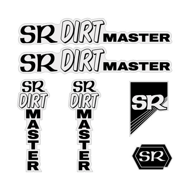 SR Sakae - DIRT Master BMX Decal set - Old school bmx - Bmx Products AU