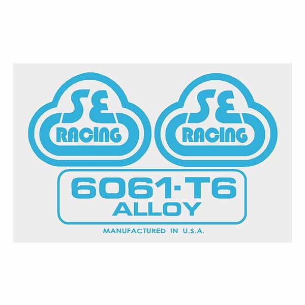 Se Racing - Seat Tube Decal 6061 Blue Old School Bmx