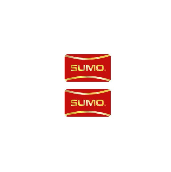 Sumo - Red and Gold rim decals - old school bmx - Bmx Products AU