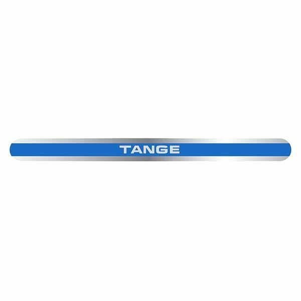Tange - BLUE STRIPE - seat clamp decal - old school bmx - Bmx Products AU