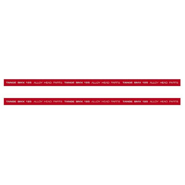Tange - LP125 - RED - Headset decal set - old school bmx - Bmx Products AU