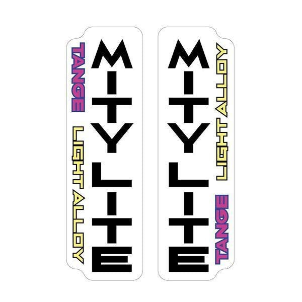 Tange MITYLITE fork decal set - old school bmx - Bmx Products AU
