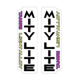 Tange MITYLITE fork decal set - old school bmx - Bmx Products AU