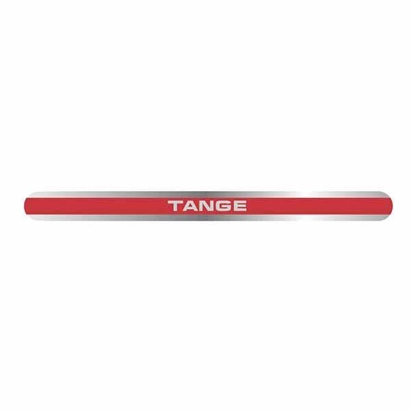 Tange - RED STRIPE - seat clamp decal - old school bmx - Bmx Products AU