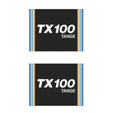Tange TX100 fork decal set - old school bmx - Bmx Products AU