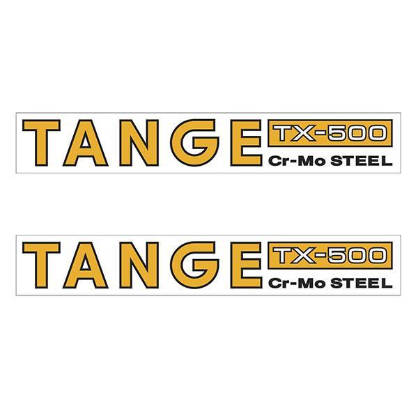 Tange Tx500 Cromo Orange Fork Decal Set - Old School Bmx