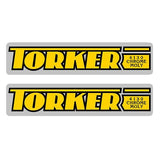 Torker - 4130 yellow - fork decals - Old School bmx - Bmx Products AU