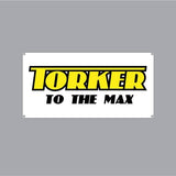 Torker - "To the max" White Banner - old school bmx - Bmx Products AU