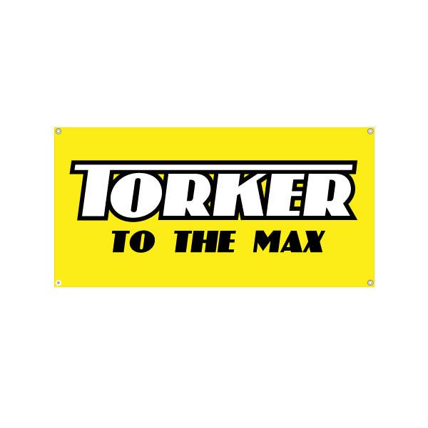 Torker - "To the max" Yellow Banner - old school bmx - Bmx Products AU