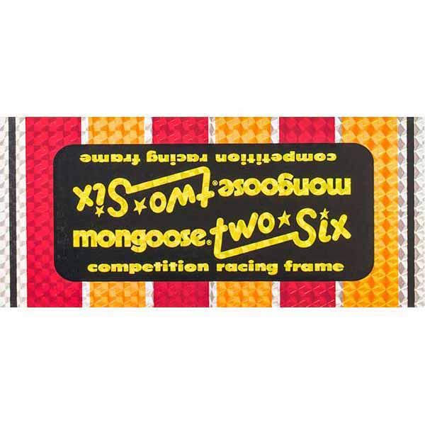 1982 Mongoose Two Six - Prism Decal Set Old School Bmx Decal-Set