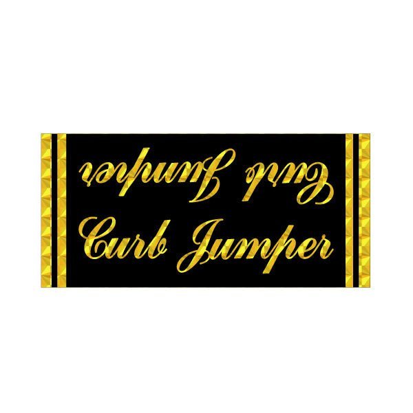 Webco - Curb Jumper - Yellow PRISM downtube decal - old school bmx - Bmx Products AU