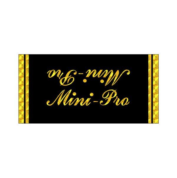 Webco - Mini Pro - Yellow PRISM downtube decal - old school bmx - Bmx Products AU