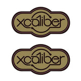 XCALIBER - SEALED BEARING hubs and pedals (PAIR) decals - Old school bmx - Bmx Products AU